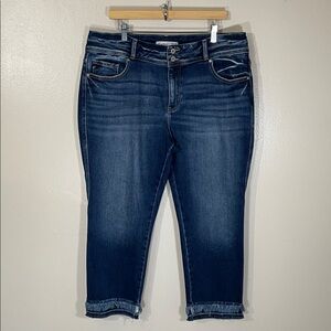 EUC KanCan Dark Blue Ankle Jeans